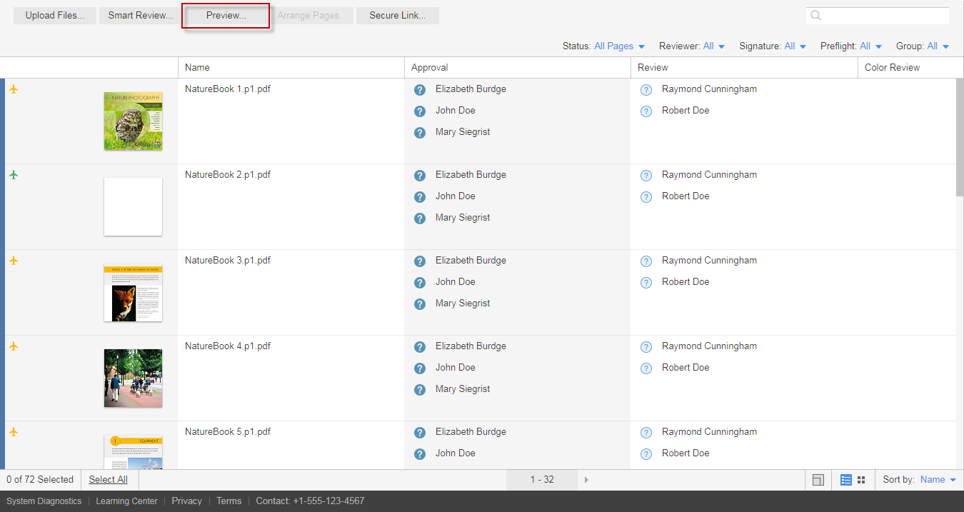 IPP 9.5 > Viewing pages in Preview > m5_Preview_button.png