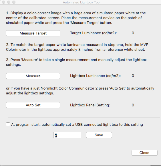 InSite Creative Workflow 10.0 > Measuring the viewing booth luminance > LightboxToolDialog.png